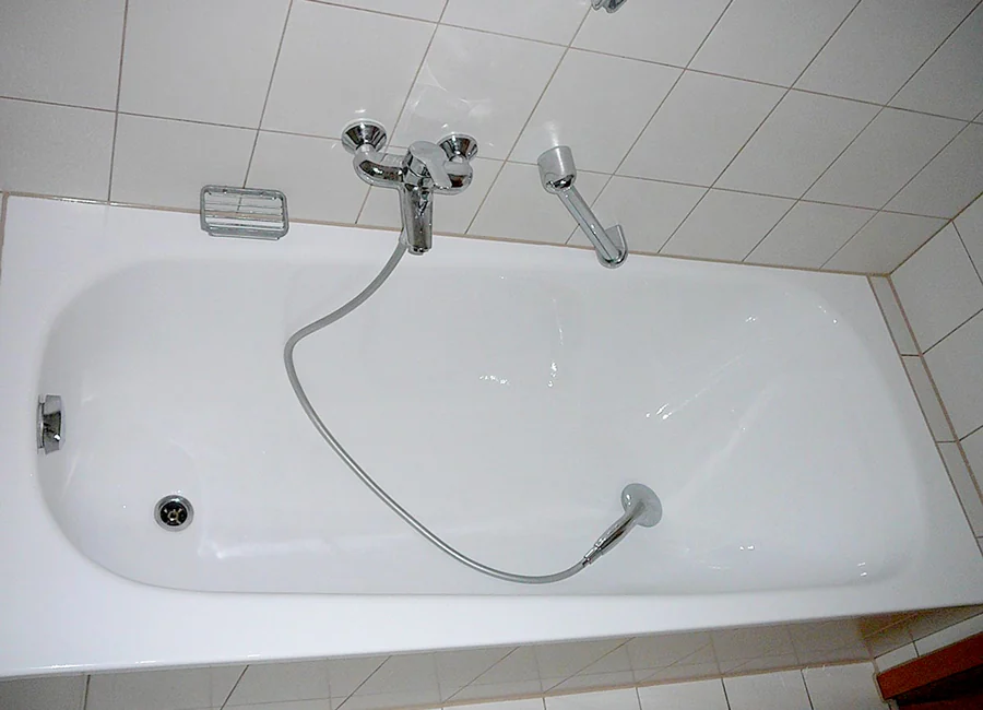 Neu beschichtete Badewanne